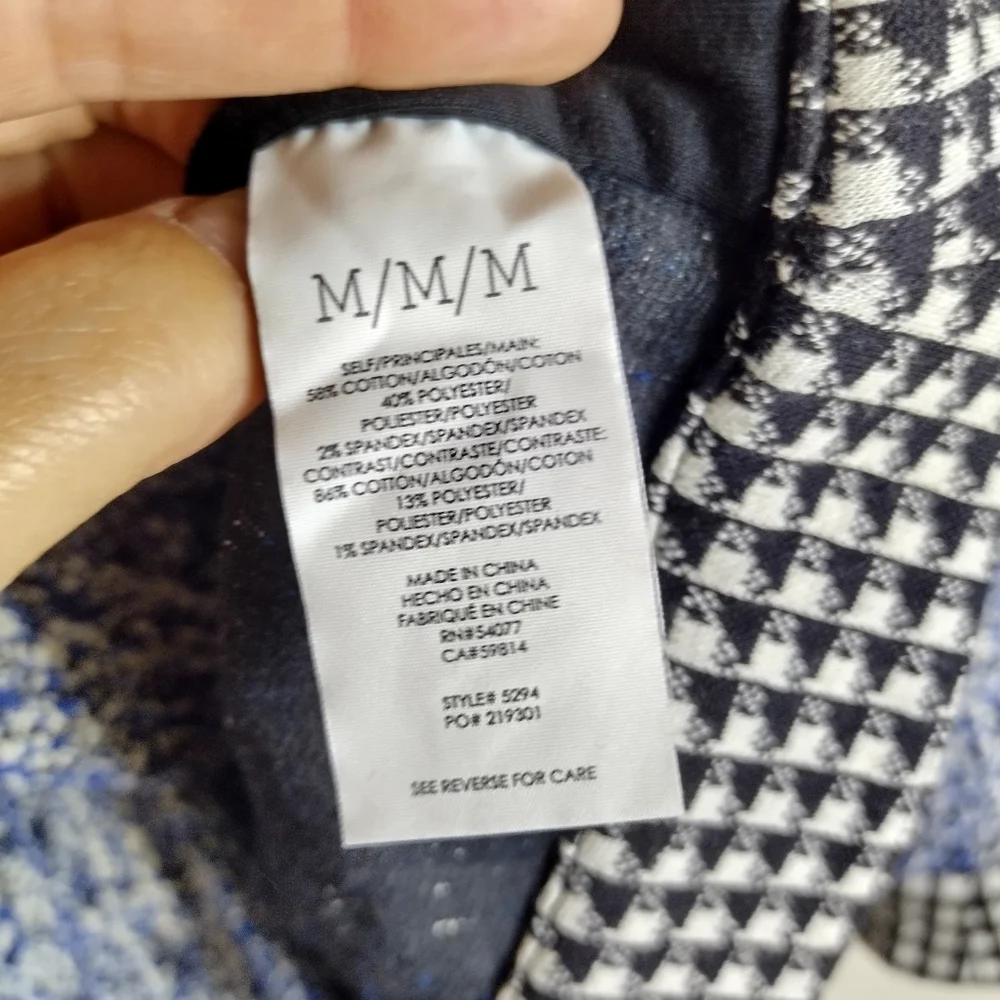 Cabi Club Jacket Front Now Button Down Sz M